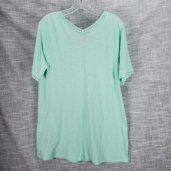 Lands' End Starfish Trimmed Tunic Medium Tall MT - Picture 4 of 4